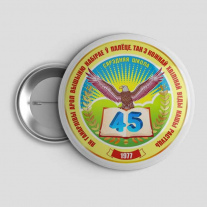 Значок Школа №45 Гомель